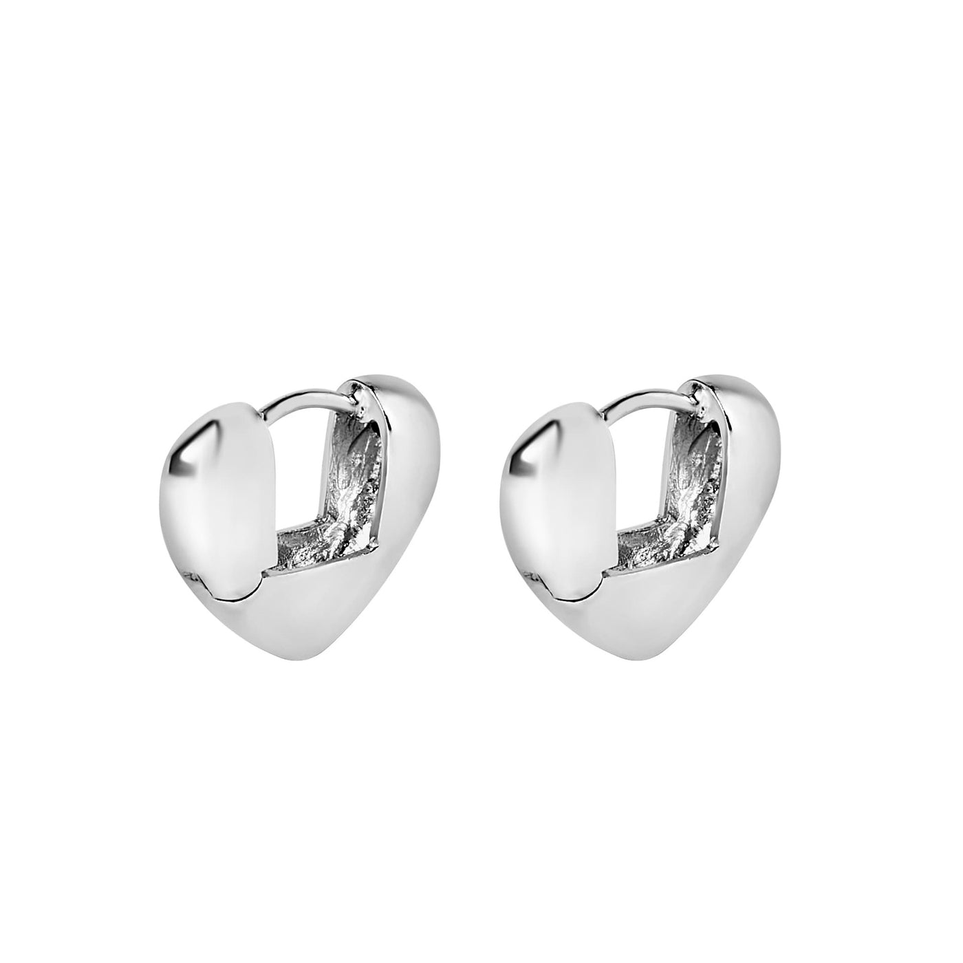 EVIE HEART EARRINGS - gold or silver