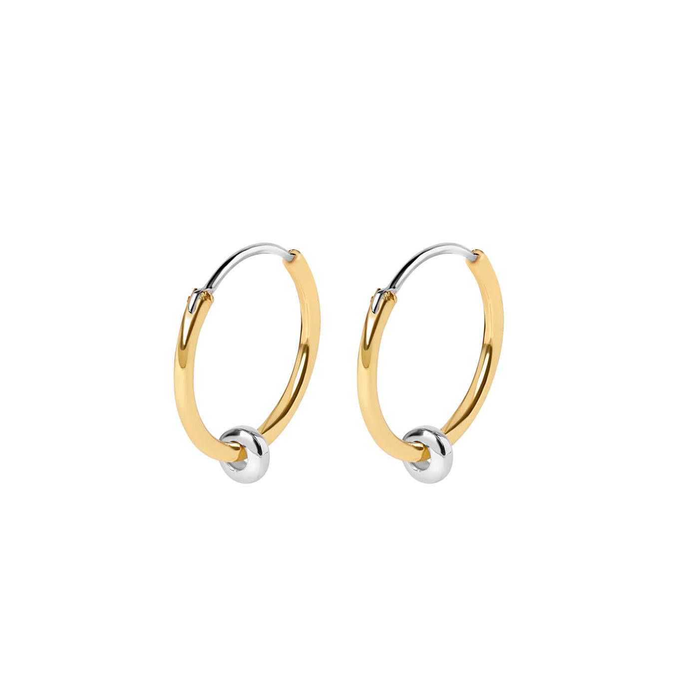 TORI HOOP EARRINGS - gold or silver