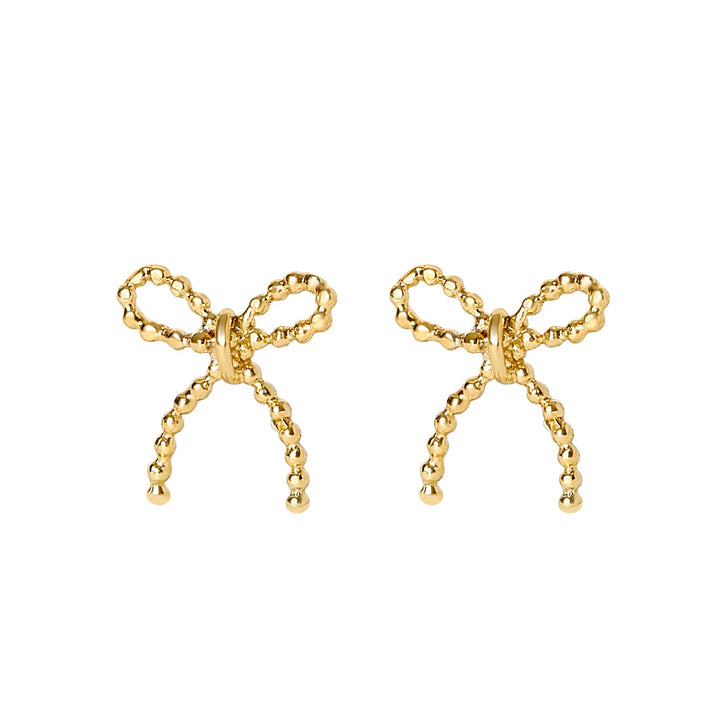 FRANKIE BOWTIE EARRINGS - gold or silver