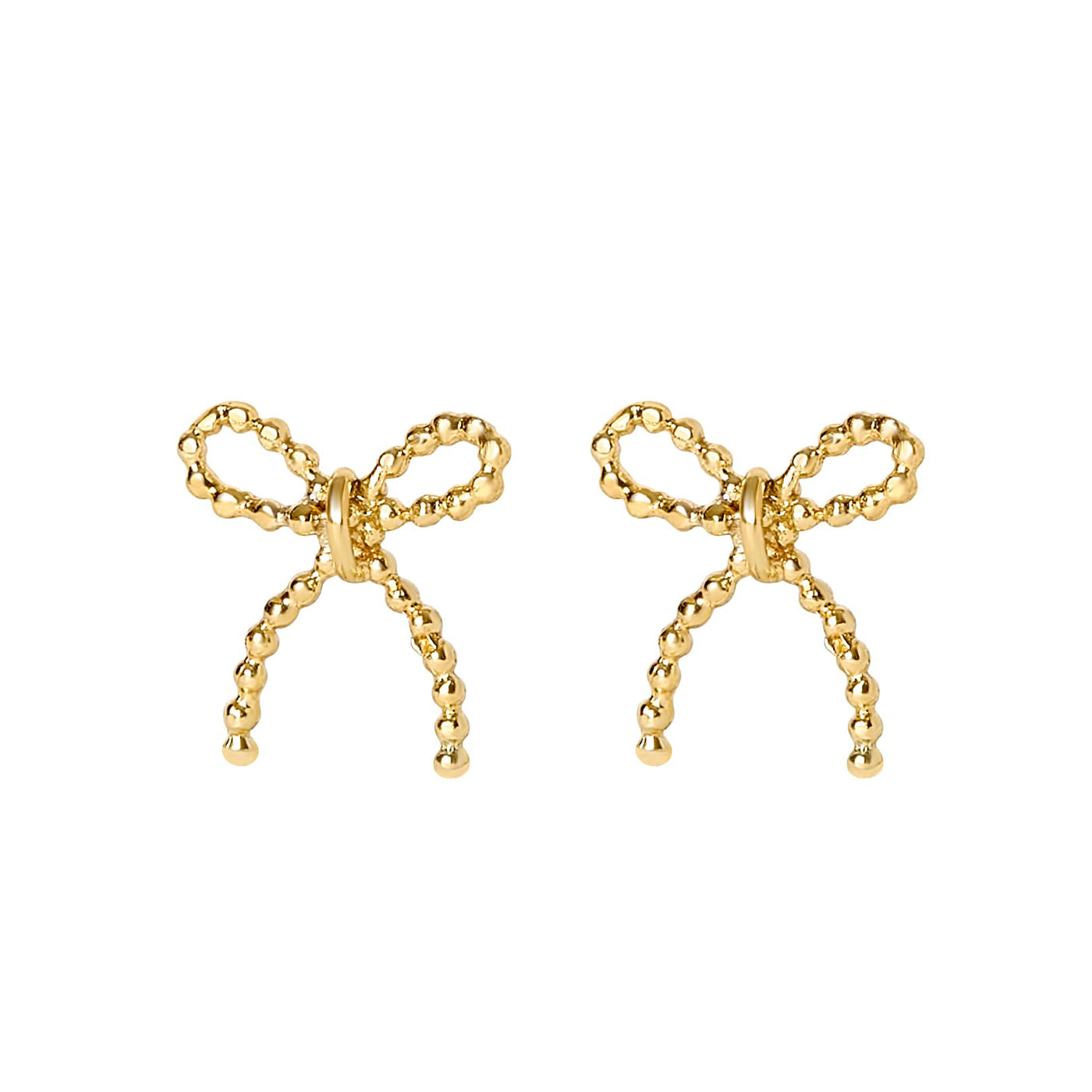 FRANKIE BOWTIE EARRINGS - gold or silver