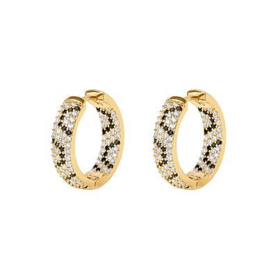 LUXE HOOP EARRINGS - gold or silver