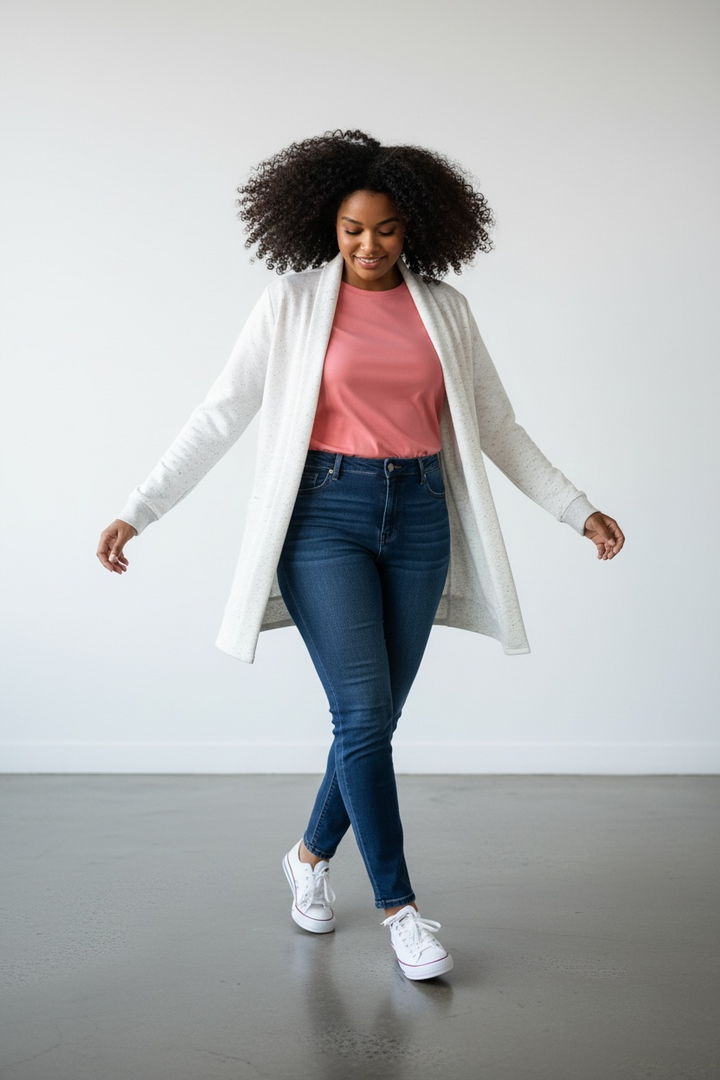 CLASSIC BRITON CARDIGAN -confetti