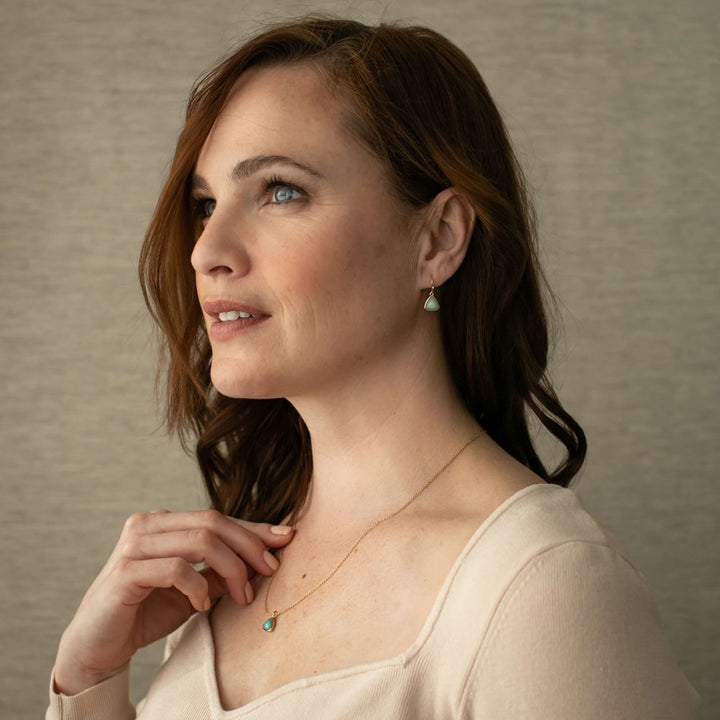 ELSIE EARRINGS - amazonite