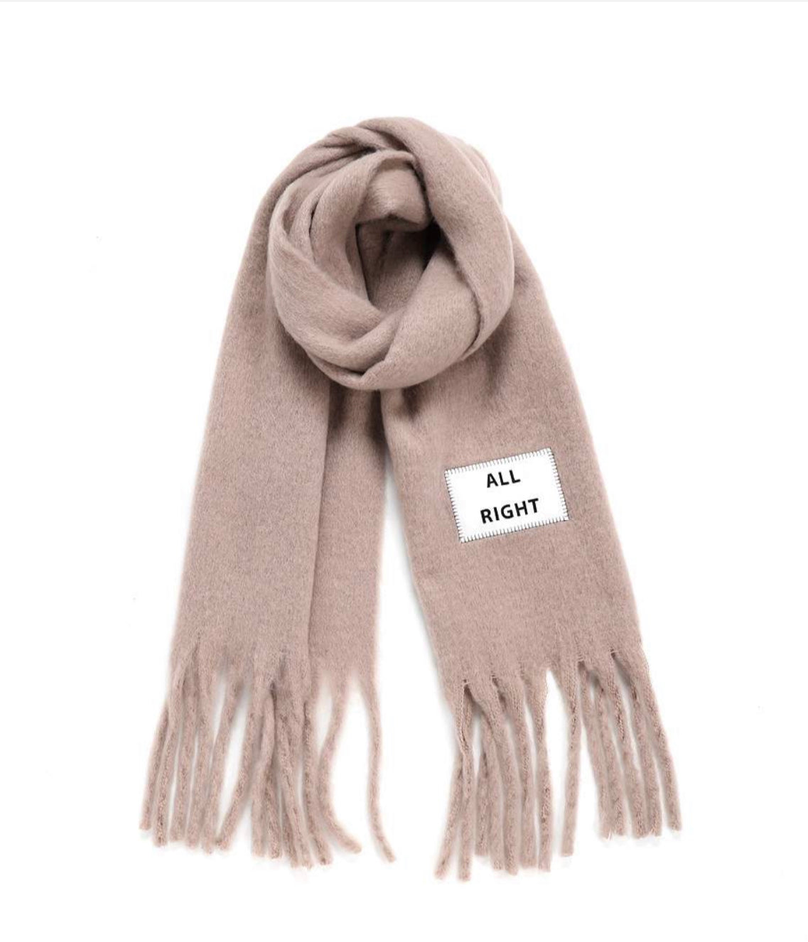 VERB TO DO SCARF -All Right