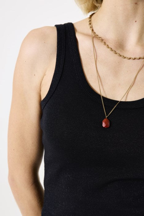 SHIMMER TANK - black or golden sand