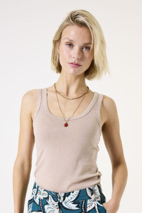 SHIMMER TANK - black or golden sand