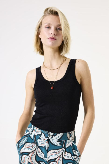 SHIMMER TANK - black or golden sand