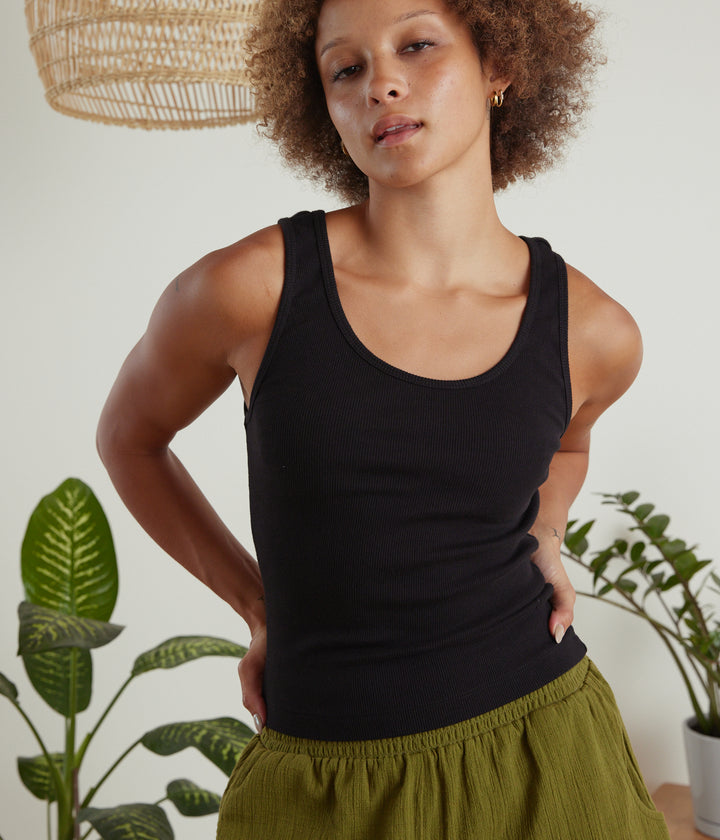 GARNET TANK - black or stone