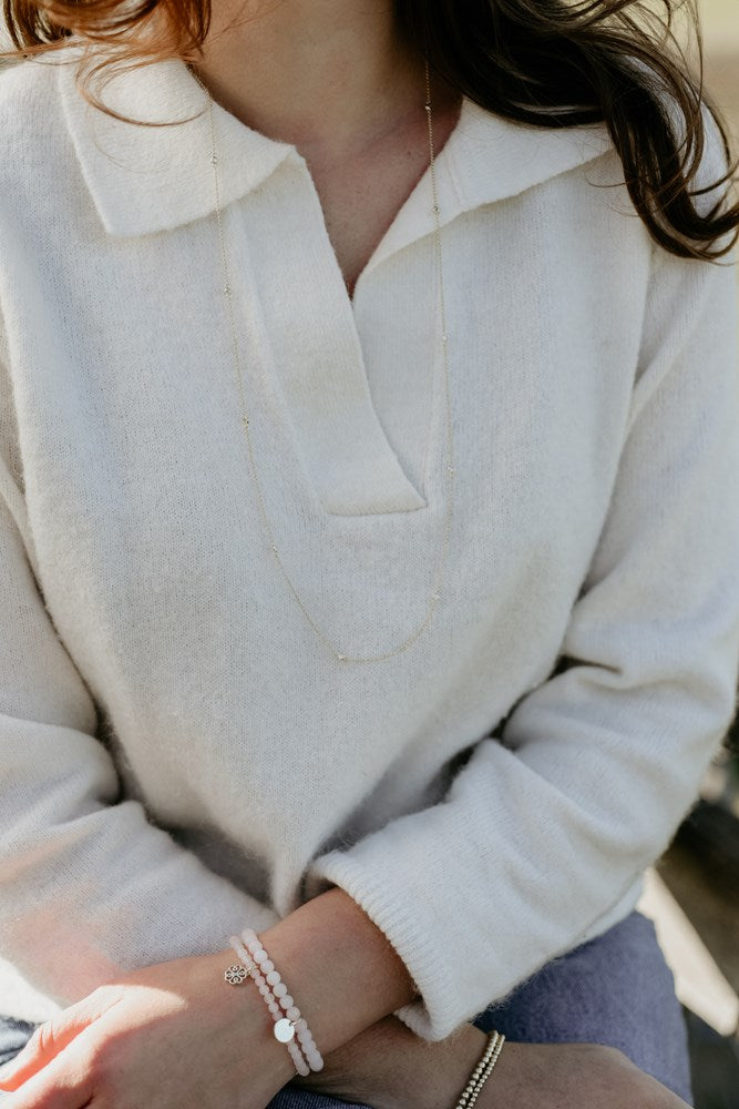 GINNY NECKLACE - silver or gold