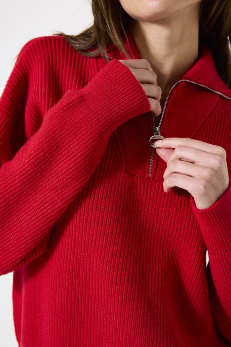 RUBY HALF-ZIP SWEATER