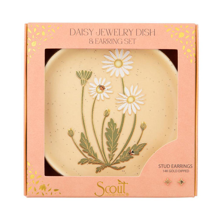 DAISY JEWELRY DISH GIFT SET