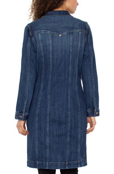 CENTERBROOKE LONG TRUCKER DENIM JACKET