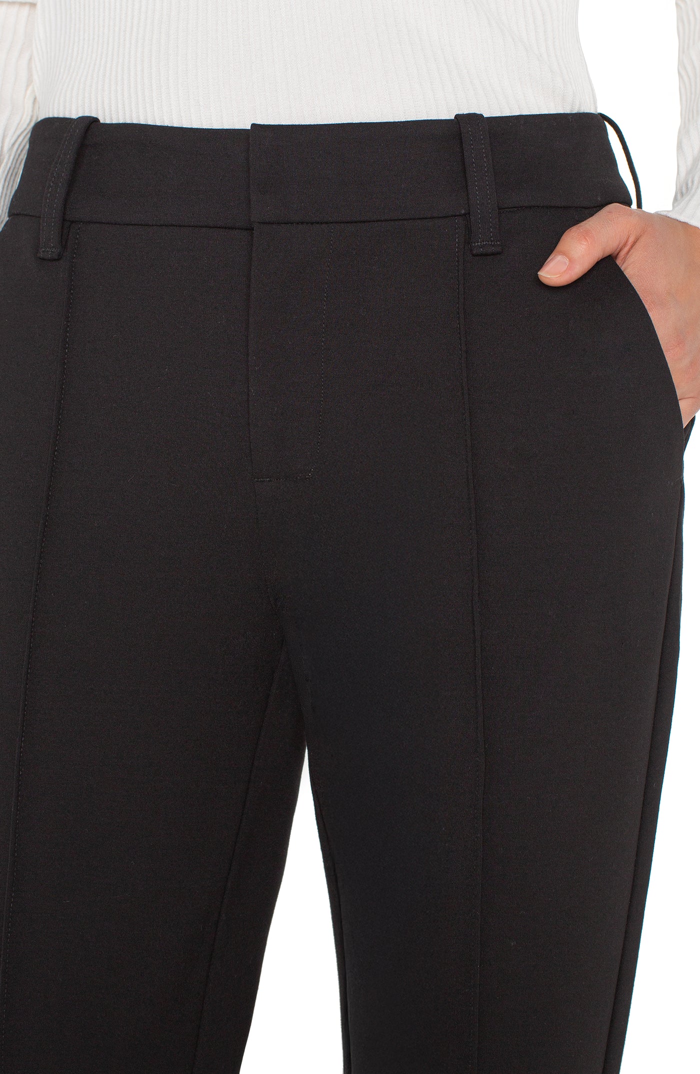 GEMMA CIGARETTE PANT - black 27"
