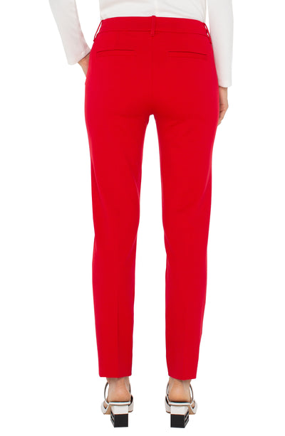 GEMMA CIGARETTE PANT - tango red 27"