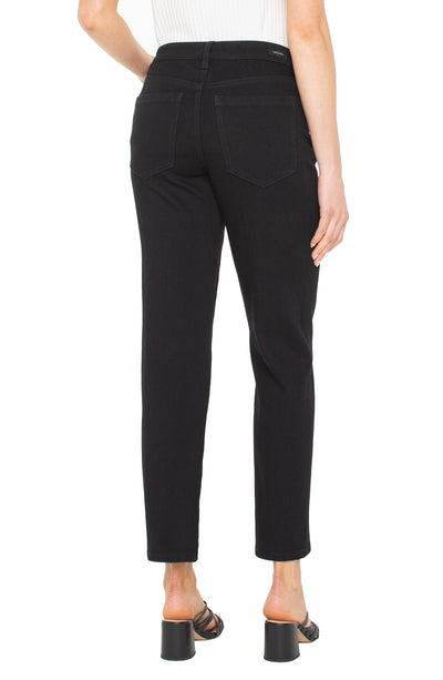 NON-SKINNY SKINNY - black rinse 28"
