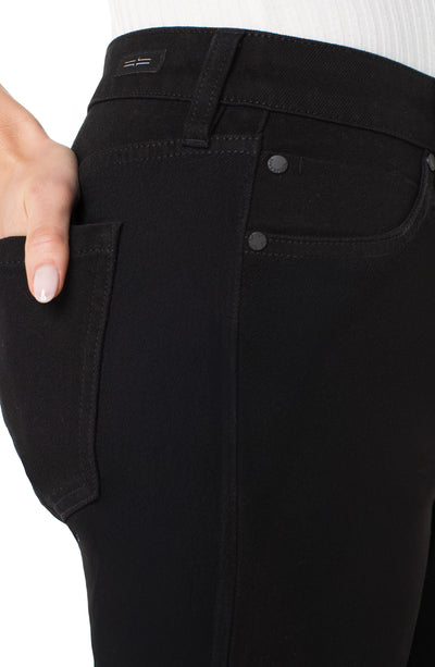 NON-SKINNY SKINNY - black rinse 28"