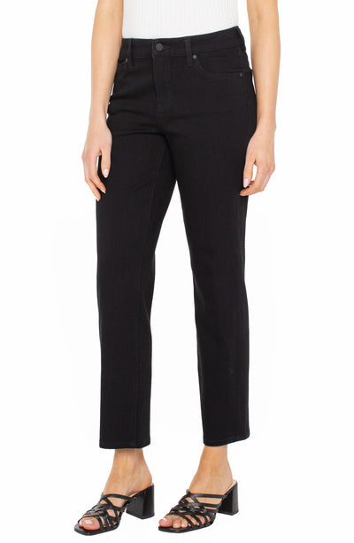 NON-SKINNY SKINNY - black rinse 28"