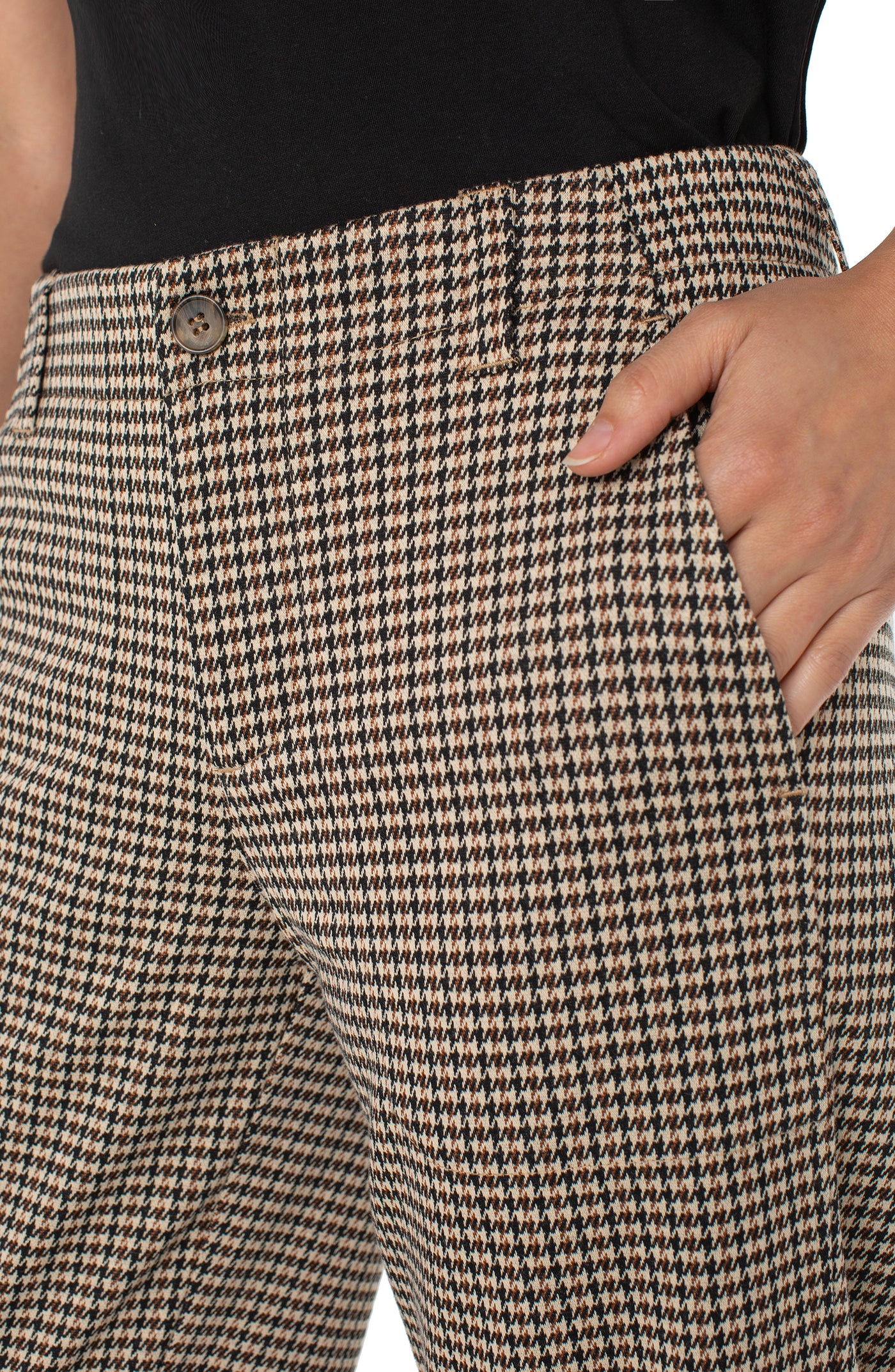 HOUNDSTOOTH UTILITY PANT