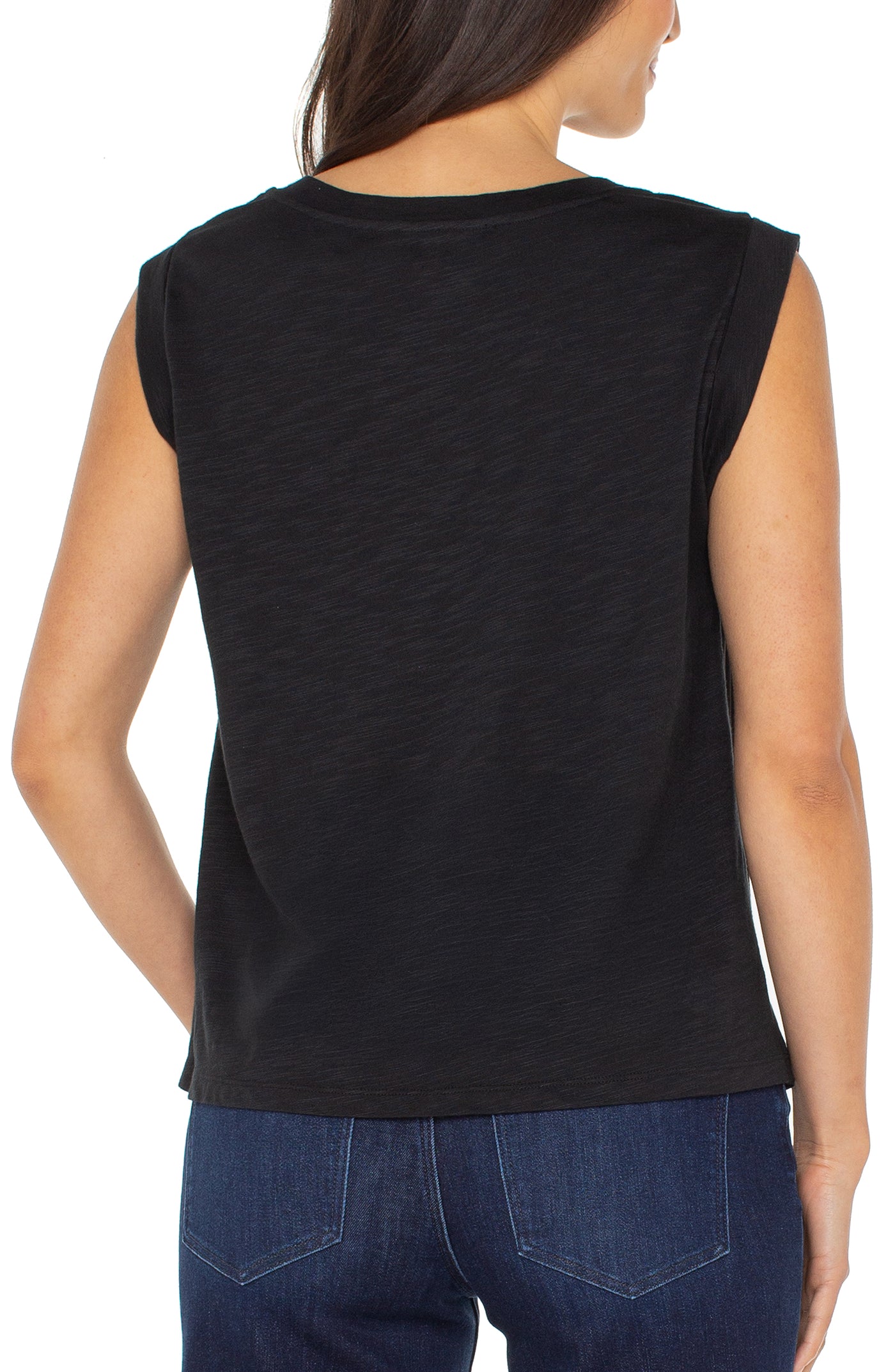 FRANCA SLEEVELESS TOP - black