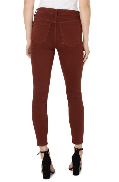 GIA GLIDER ANKLE SKINNY - brunette 28"