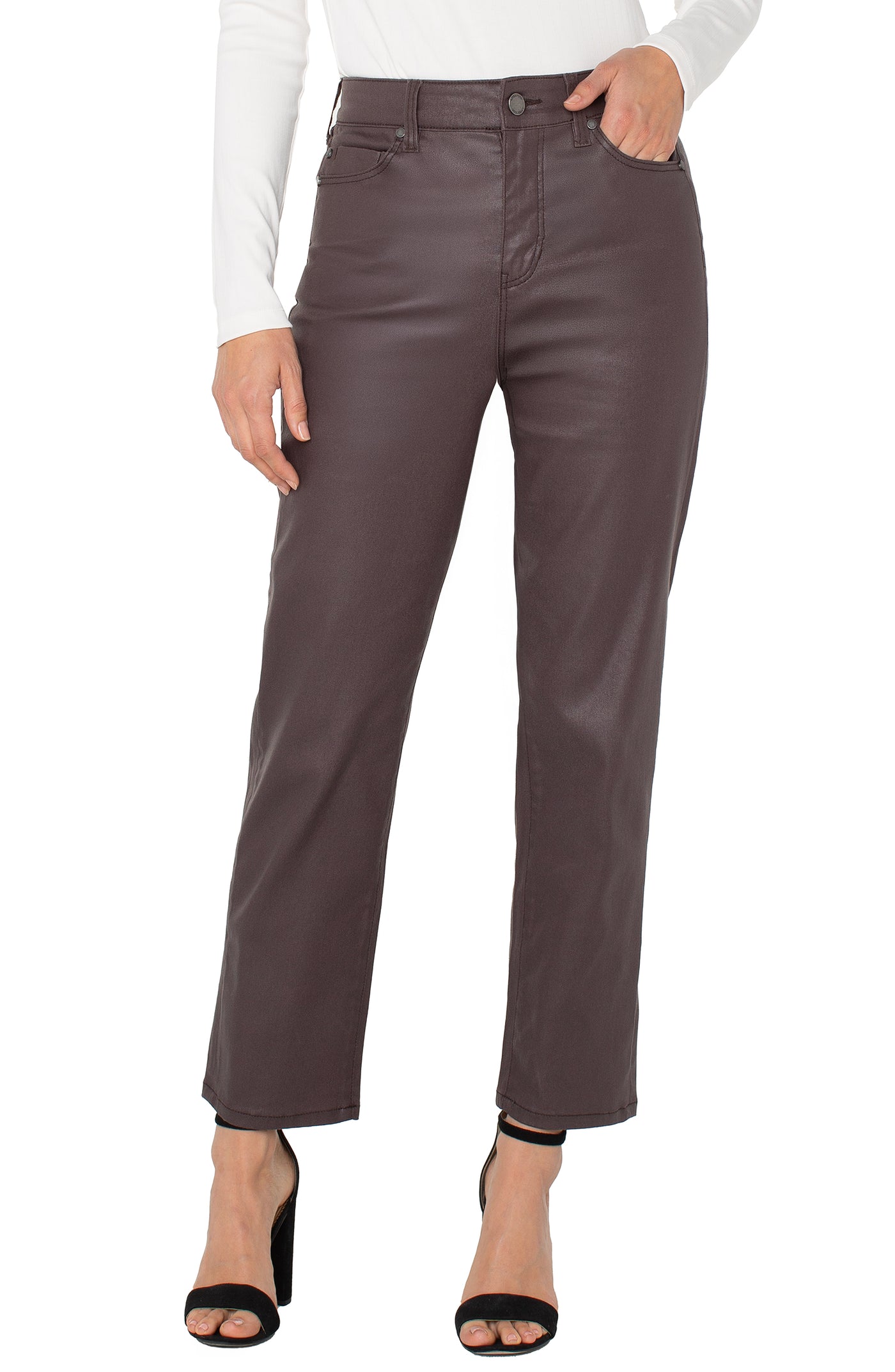 KENNEDY CROP STRAIGHT  - raisin 28"