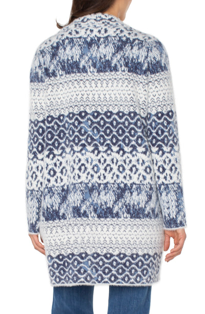 SHIBORI SWEATER COAT