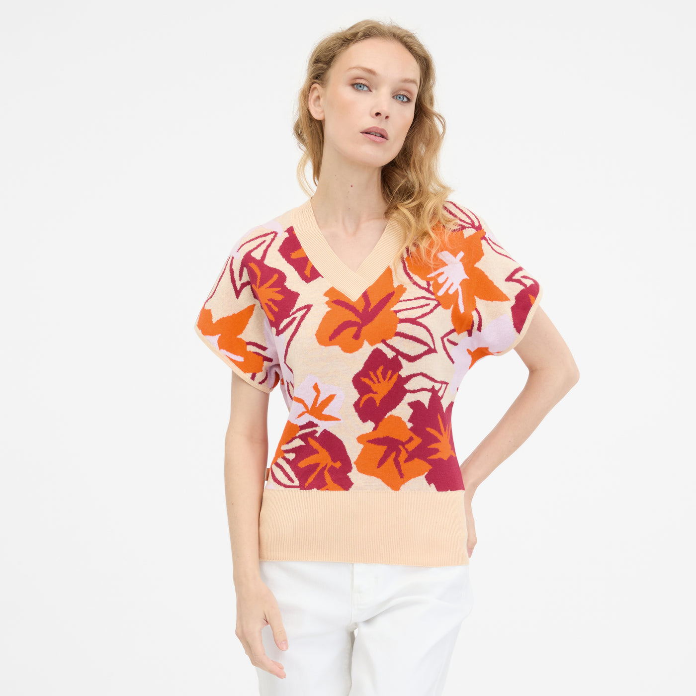 LOIRA TOP - ecru or ice green
