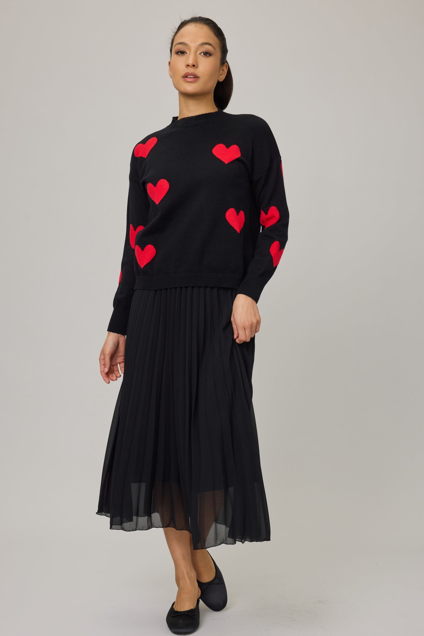 Heart Knit Sweater