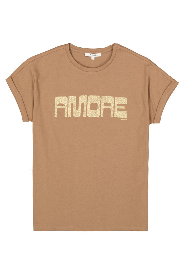 AMORE TEE- soft taupe, rose garden or antracite