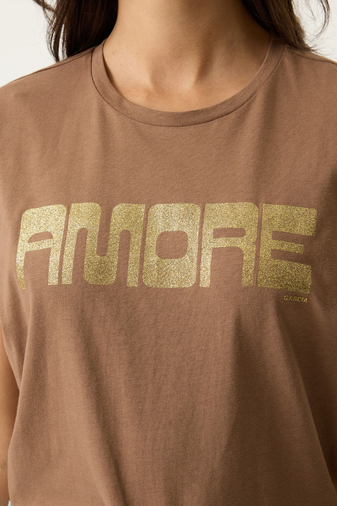 AMORE TEE- soft taupe, rose garden or antracite