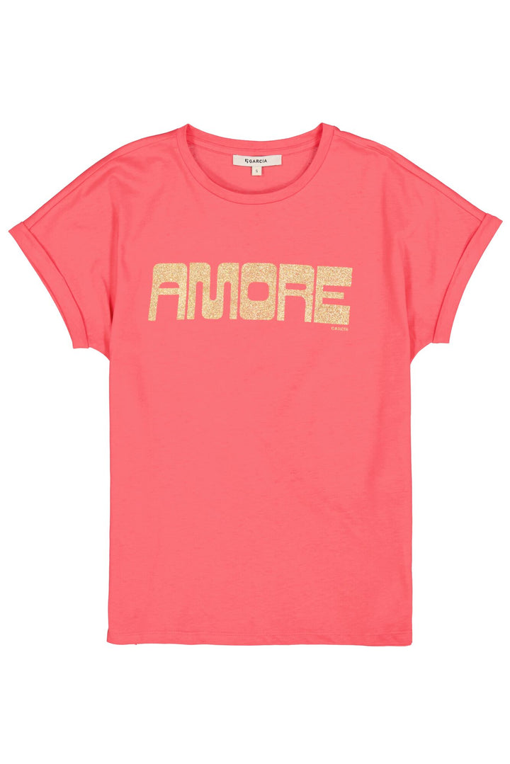 AMORE TEE- soft taupe, rose garden or antracite