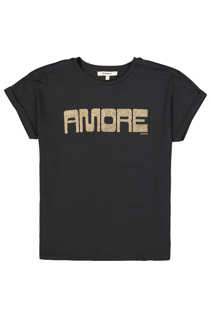 AMORE TEE- soft taupe, rose garden or antracite