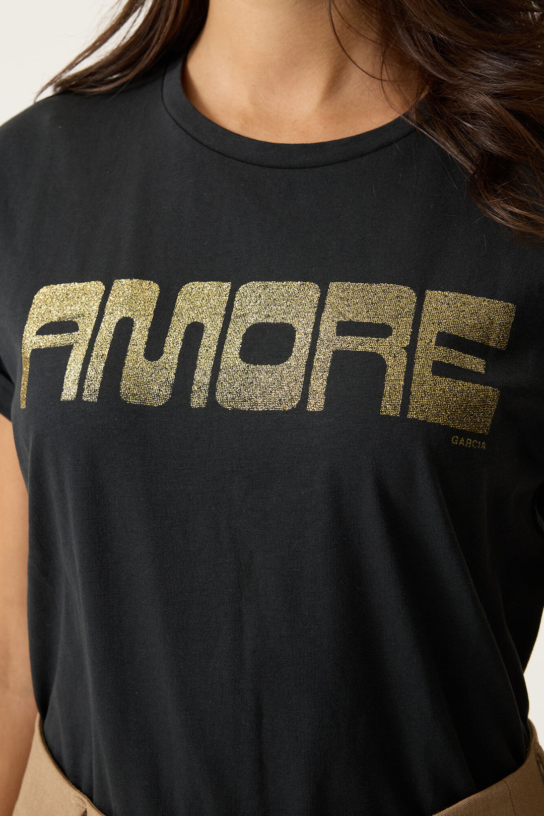 AMORE TEE- soft taupe, rose garden or antracite