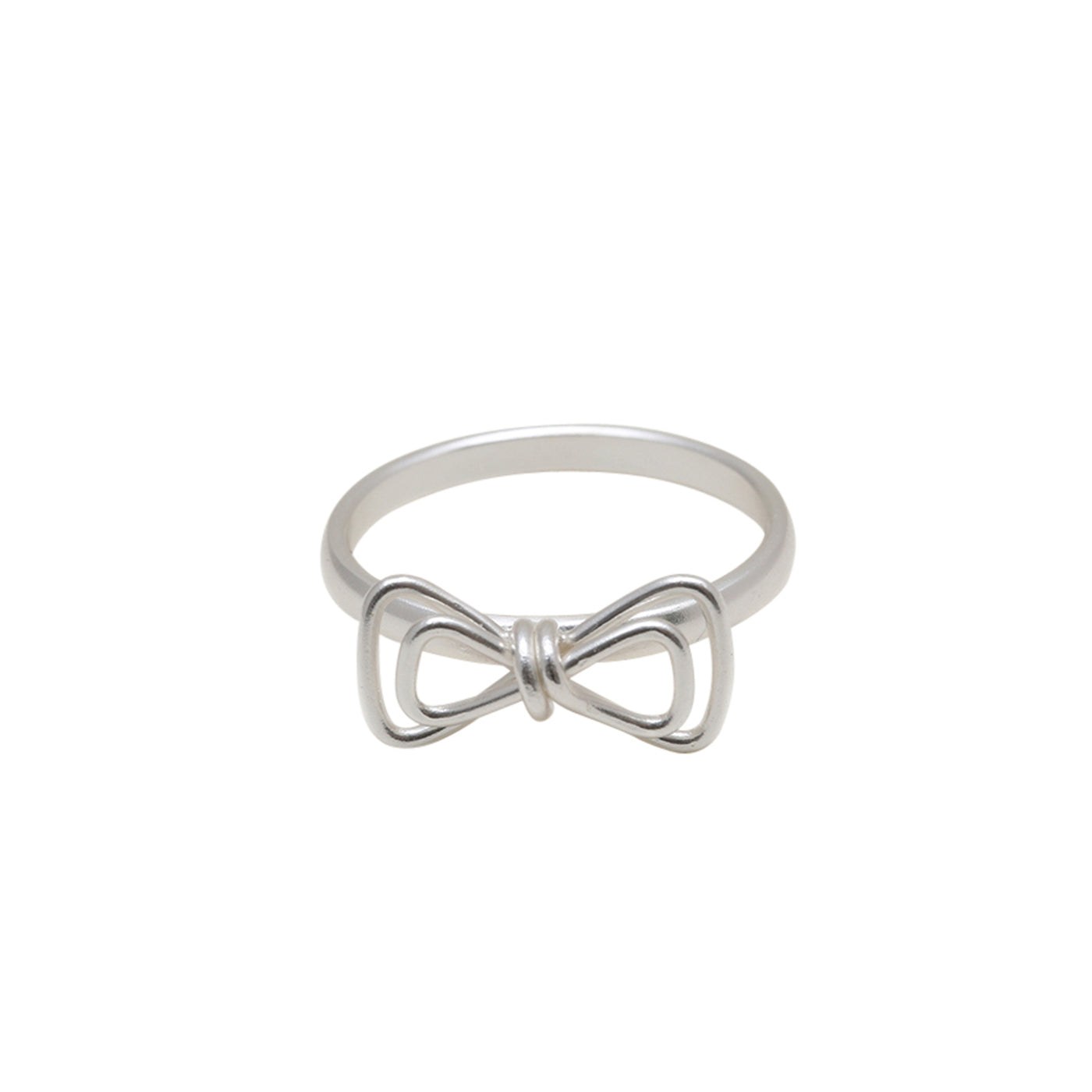 BOWTIE RING - silver