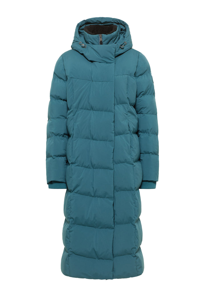 PAVLA LONG JACKET - ocean green