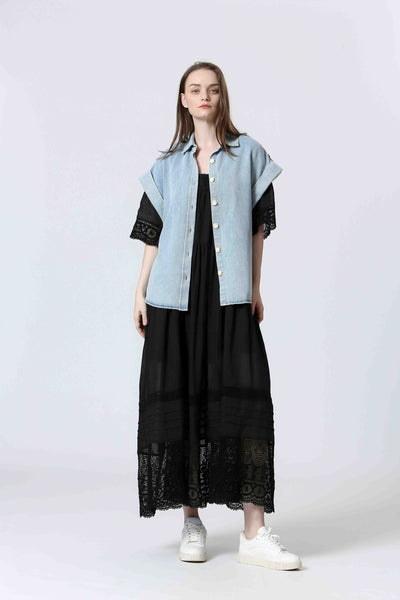 JESSIE DENIM TOP