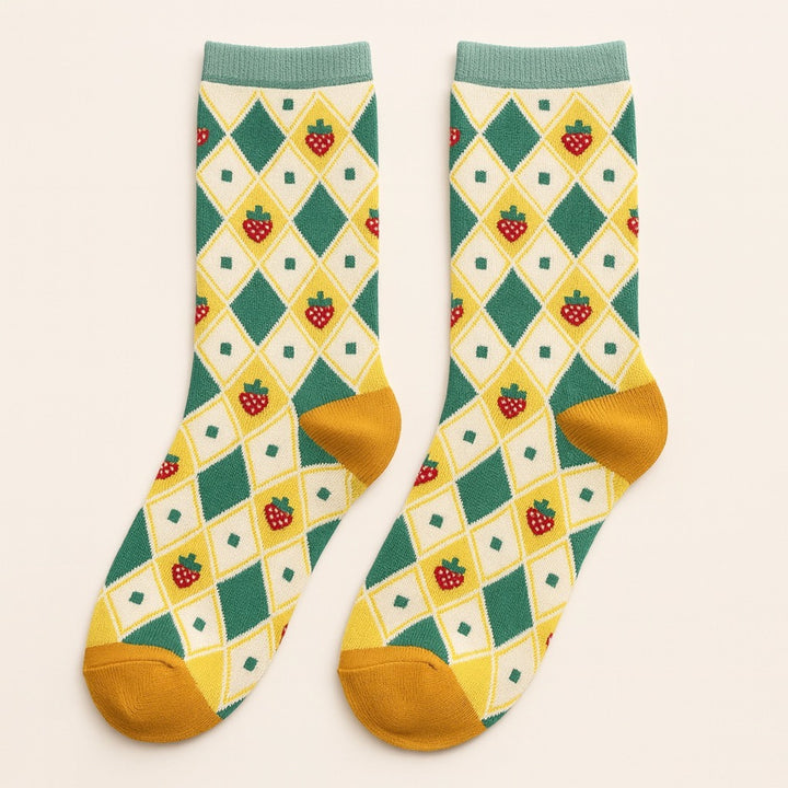STRAWBERRY FIELDS FOREVER SOCKS