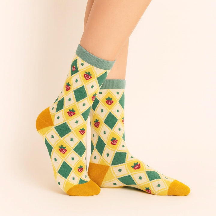 STRAWBERRY FIELDS FOREVER SOCKS