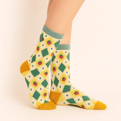 STRAWBERRY FIELDS FOREVER SOCKS