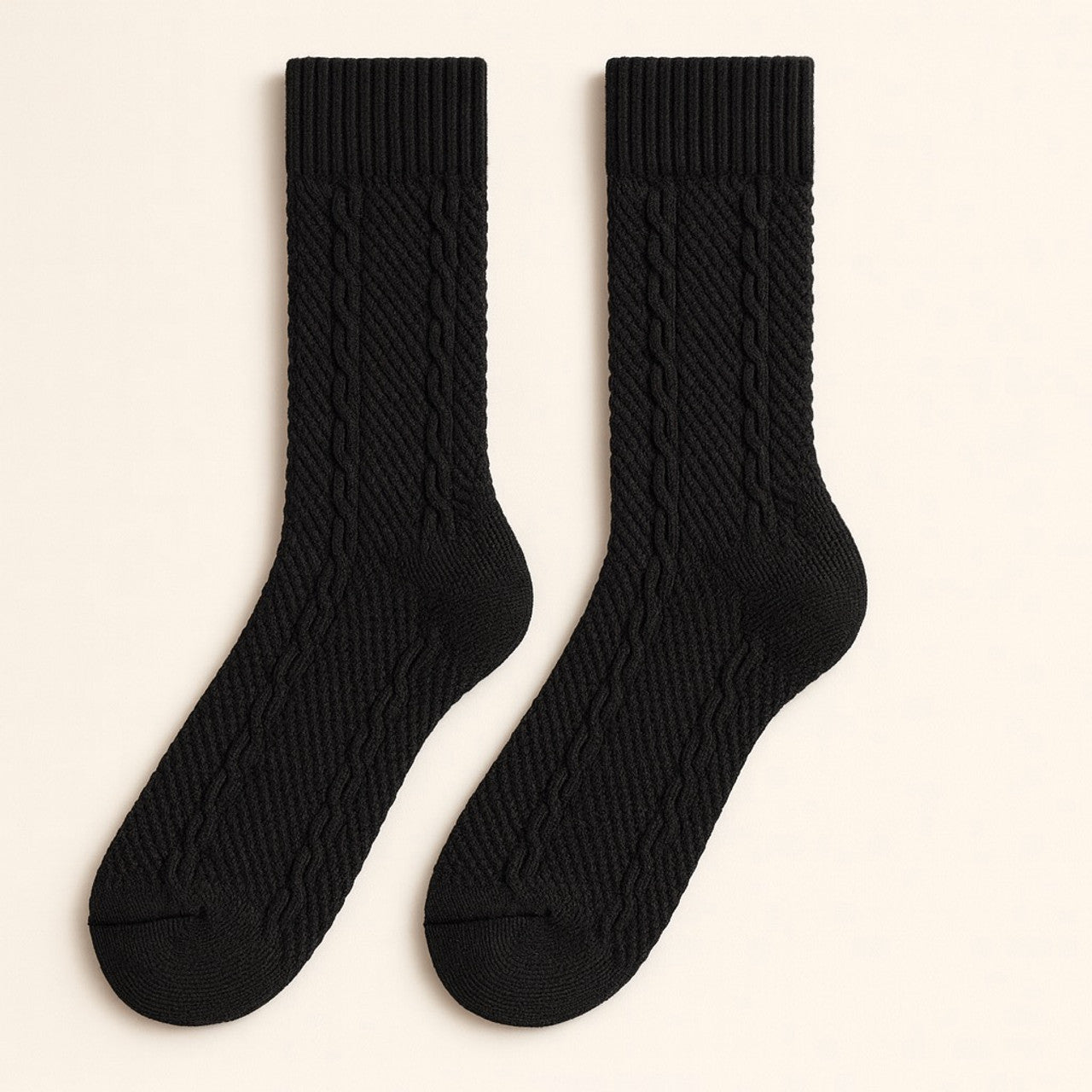 SYBIL CABLE KNIT CREW SOCK