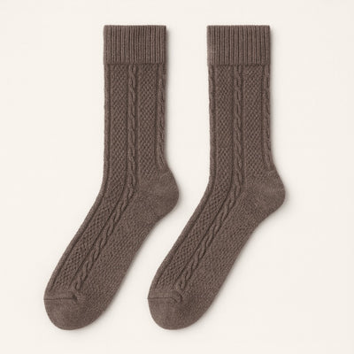 SYBIL CABLE KNIT CREW SOCK