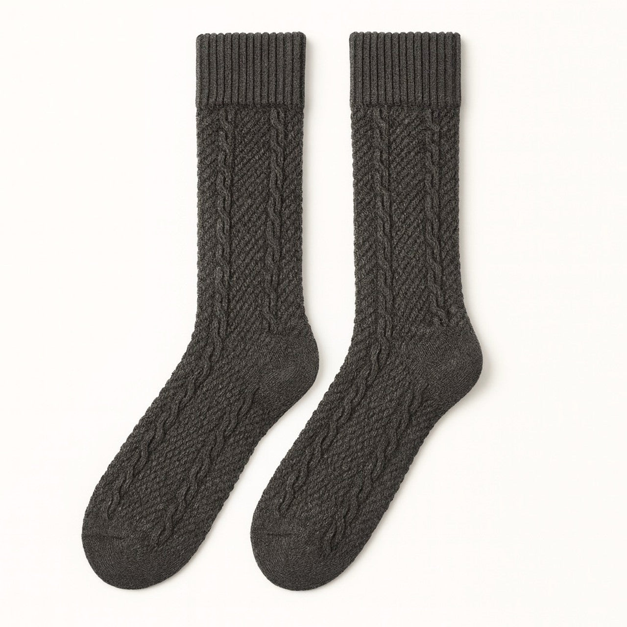 SYBIL CABLE KNIT CREW SOCK