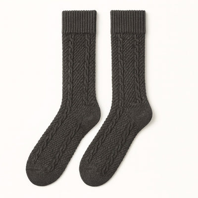 SYBIL CABLE KNIT CREW SOCK