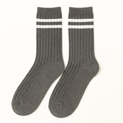 VARSITY RIBBED CREW SOCKS