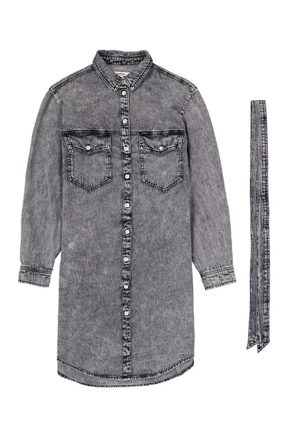 JAGAR DENIM SHIRT DRESS