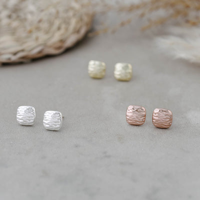 WILLA STUDS - gold, silver or rose gold