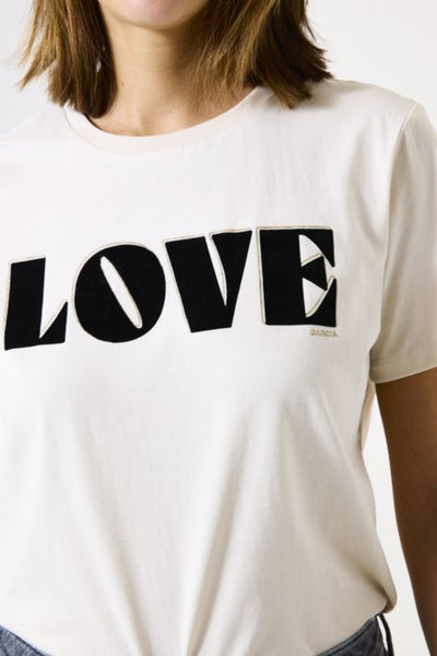 LOVE TEE - whitecap or black