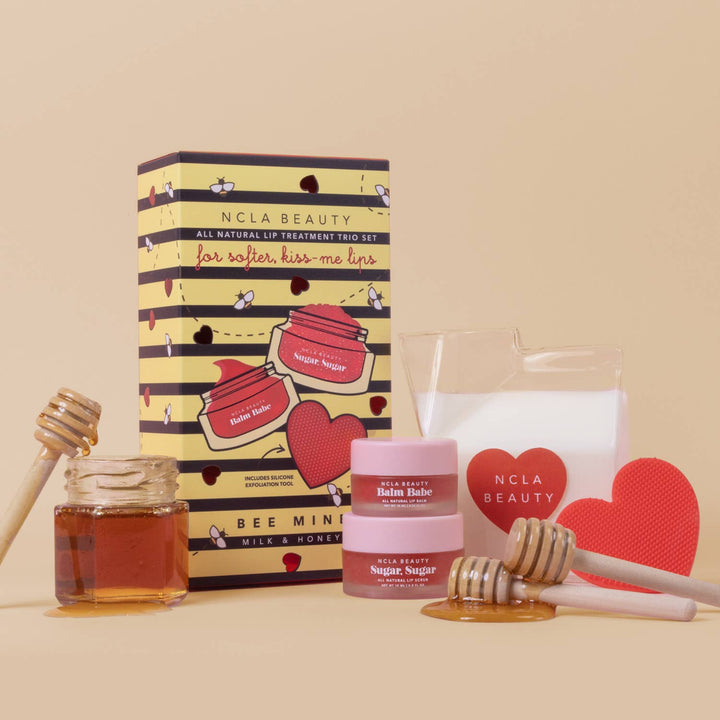 BEE MINE LIP CARE SET - milk & honey