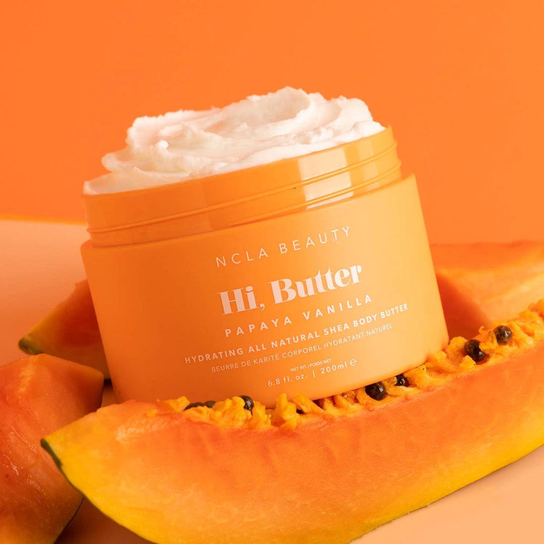 HI BUTTER, ALL NATURAL SHEA BODY BUTTER - Papaya Vanilla