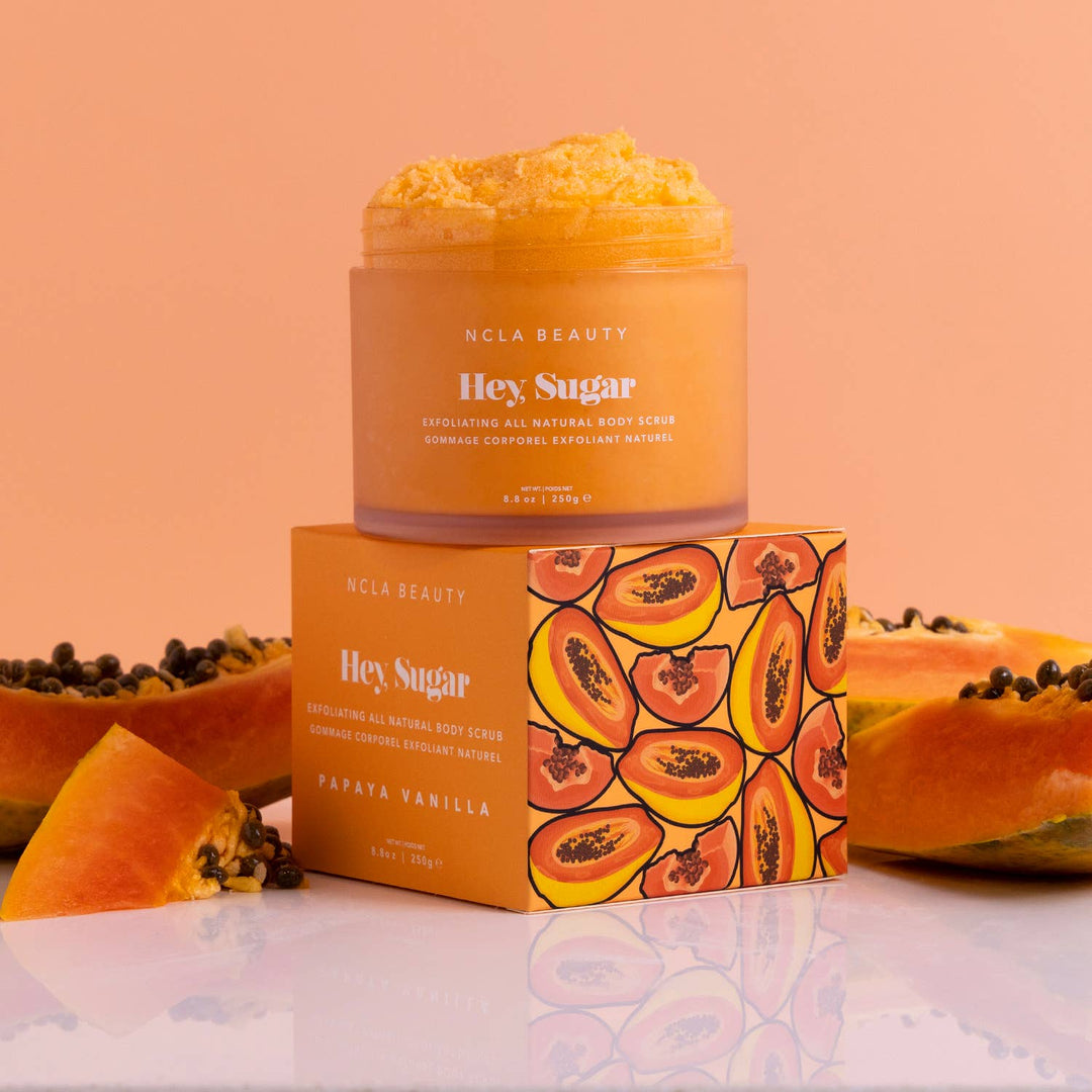 HEY, SUGAR ALL NATURAL BODY SCRUB - Papaya Vanilla